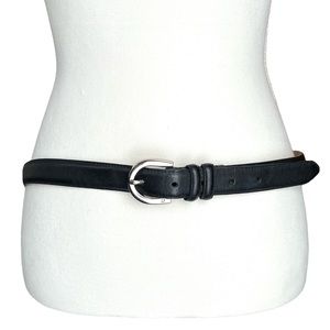 NWT New York & Company Black Leather Belt